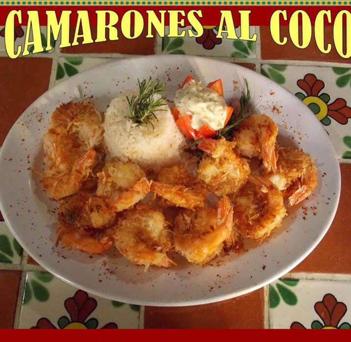 Camarones - Al coco - El Tapatio