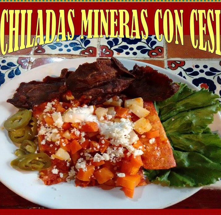 Enchiladas - Mineras -acompañadas - El Tapatio